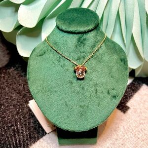 New Disney Minnie Mouse Fine Jewelry Necklace.